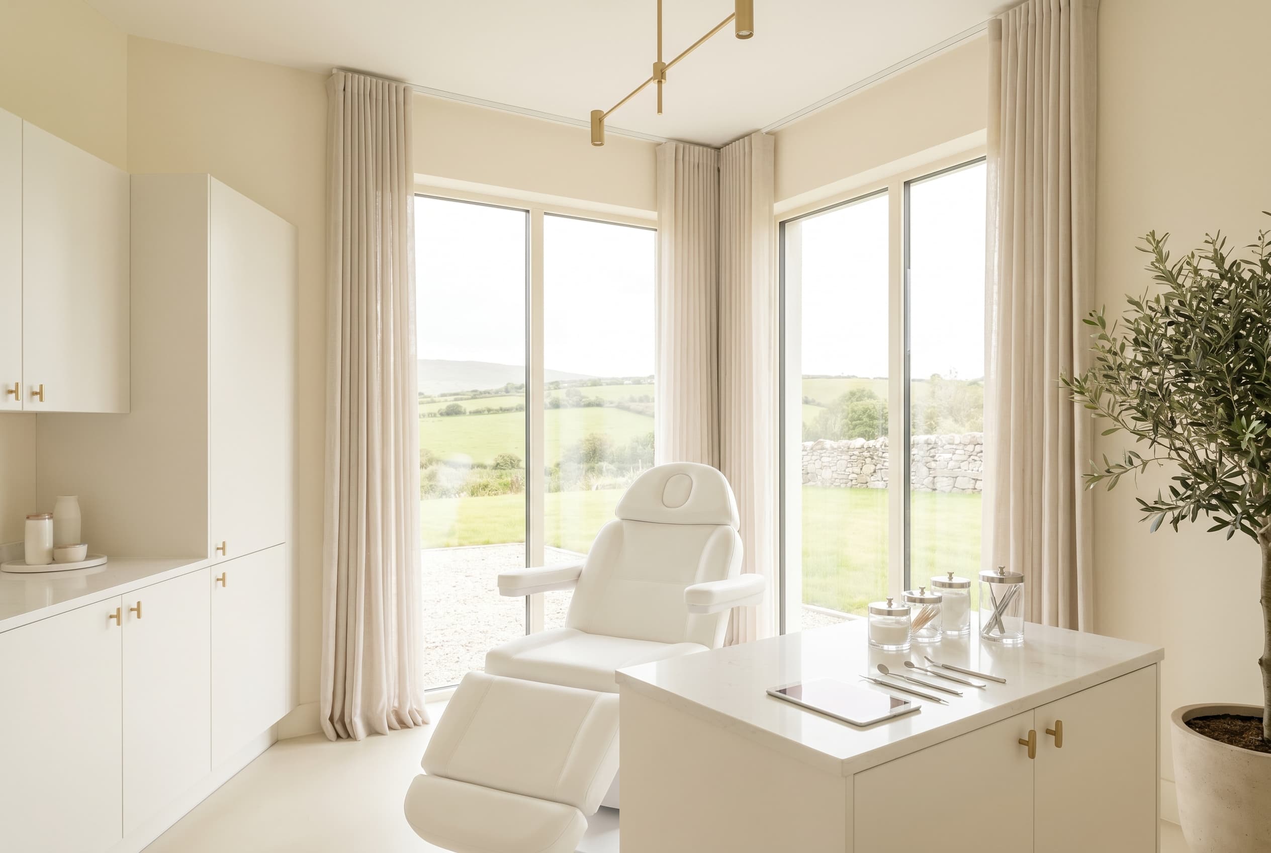 Modern aesthetic clinic interior in Ireland